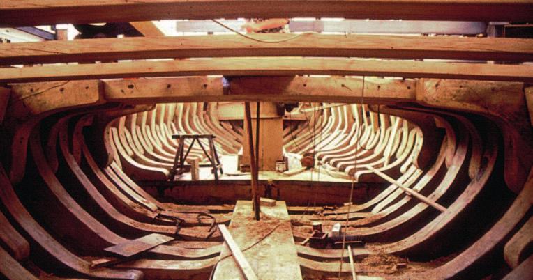 voor de scheepsbouw waren zo groot dat men niet te kritisch kon zijn over het hout wat ze tot hun beschikking kregen en gebruikten.