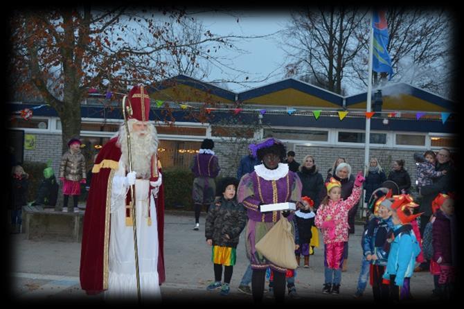 Bezoek Sinterklaas Vrijdag 4 december hopen we Sinterklaas op de Reinbôge te mogen verwelkomen. Sinterklaas zal deze morgen in alle groepen een bezoek brengen.