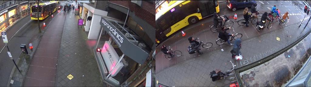 Utrecht, Nachtegaalstraat Maliebaan Exacte locatie: Nachtegaalstraat, voor kruispunt Maliebaan (stad uit) Breedte van het fietspad: het fietspad is niet overal even breed; het loopt taps toe richting