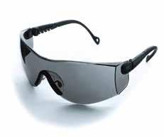 Veiligheidsbrillen Pas het voor mij aan! DUALITY Verstelbare oorveren (lengte en hoek). Volledig transparant montuur biedt een helder gezichtsveld in het bovenste deel van de bril.