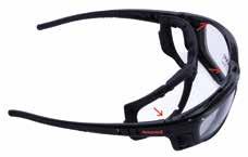 Veiligheidsbril met corrigerende lenzen SW09R Nieuw Volledig gesloten bril voor verhoogde bescherming in stoffige en vuile omgevingen en daar waar een hoge concentratie deeltjes bestaat.