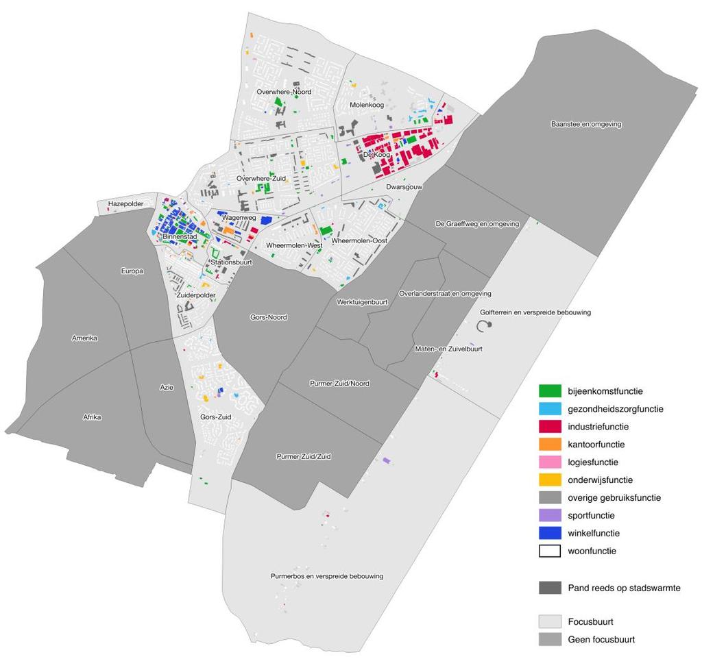 4.4 Utiliteit Het vloeroppervlak aan utiliteitsgebouwen in De Opgave is ongeveer 1,06 miljoen m² bvo.