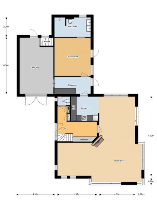 Plattegrond Lattropperstraat 70