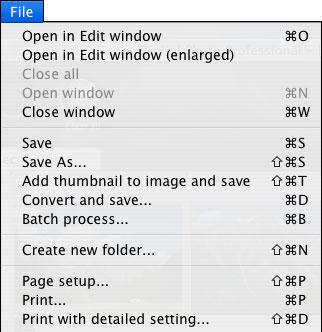 Selecteer het menu [File/Bestand] [Create new folder/nieuwe map maken].