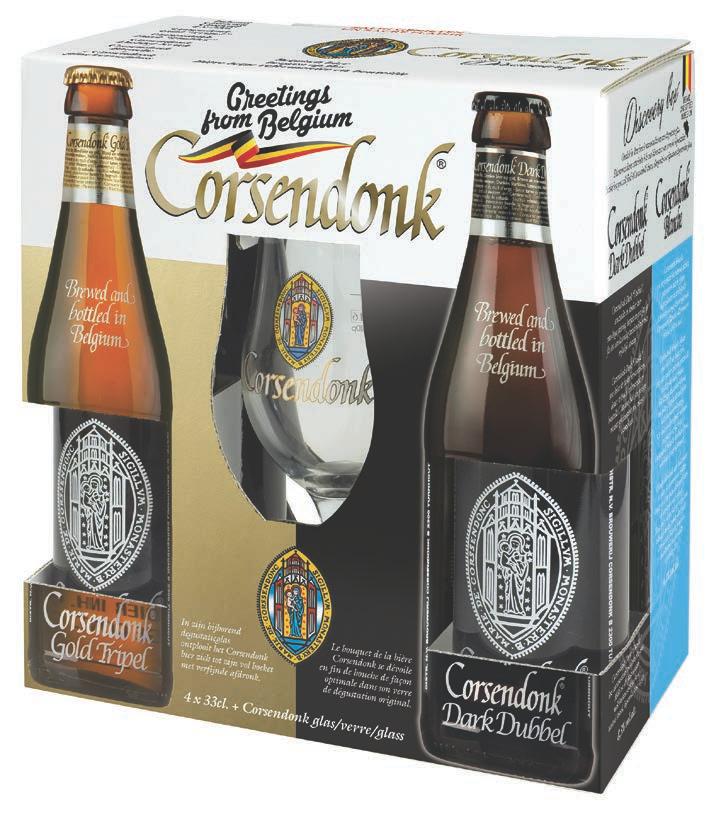 Ontdk in dz Discovry box 4 van onz niuw birn mt originl dgustatiglas Corsndonk Tripl Gold, n pittig blond bir van