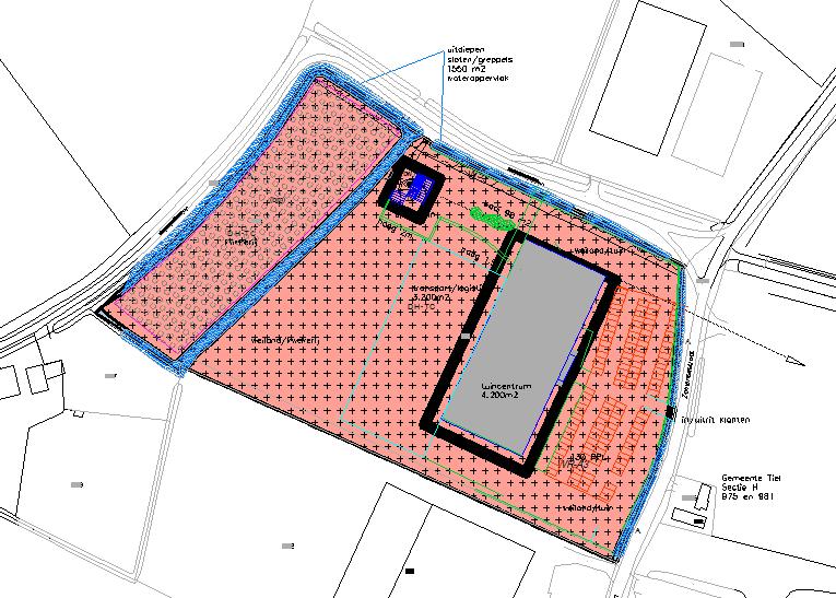 2. Situatie In Tiel wordt aan de Zoelensestraat een tuincentrum met een bedrijfswoning gerealiseerd.