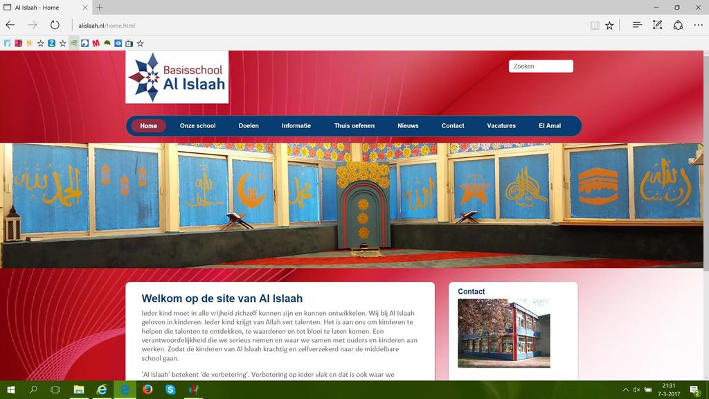 Website Al Islaah vernieuwd Sinds kort is de website van Al Islaah weer bereikbaar. Hij was een tijdje uit de lucht i.v.m. een virus op El Amal niveau.