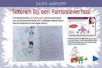 Extra opdracht 2: Tekenen bij een fantasieverhaal De les Illustraties in kinderboeken is al jaren favoriet bij veel