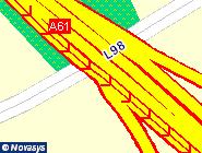 1km Doorgaan en Verbinding 37/Autobahnkreuz Koblenz