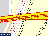 6km/2h24min na 400m Doorgaan Snelweg