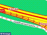 na 200m Doorgaan en Verbinding A81