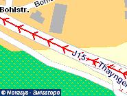 na 1.3km Doorgaan op J15