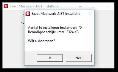 Bij Installatie soort wordt gekozen voor Cd-installatie Bij Lokale installatiedirectory moet worden gekozen voor de directory waar