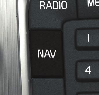 Op NAV drukken om het navigatiesysteem in te schakelen er verschijnt een kaart. Nogmaals op NAV drukken en Adres opgeven kiezen met OK/MENU.