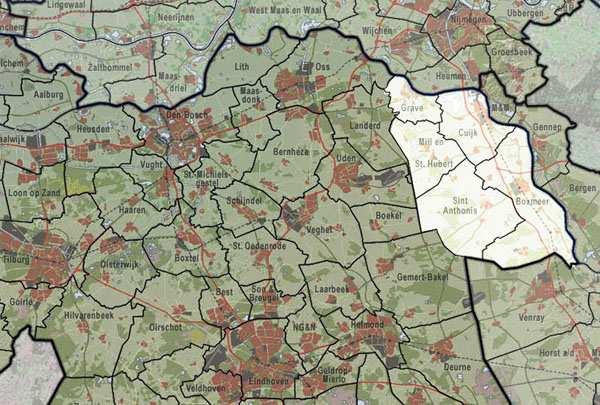 5 1. Inleiding 1.1 Het Land van Cuijk Het Land van Cuijk, Land van Heerlijke Ontmoetingen, op deze wijze profileert deze regio in Noordoost Brabant zich.