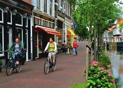 BEREIKBAARHEID De stad moet goed bereikbaar zijn voor ondernemers, hun klanten, bewoners en toeristen. Dan toont Delft haar gastvrijheid, wat weer goed is voor de lokale economie.