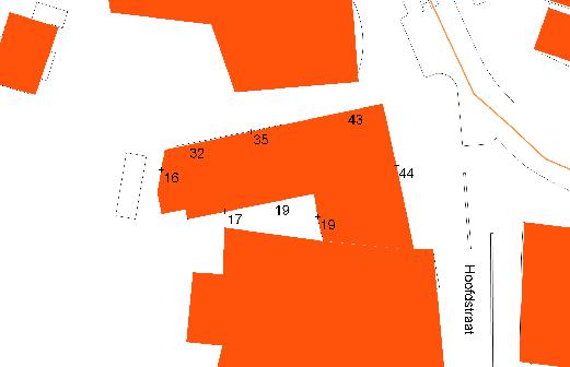 Hoofdstraat. Ook het wegverkeer op de Hoofdstraat levert een lage geluidbelasting op de rooilijn van het plan.