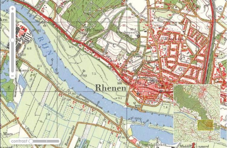 1966 Topografische kaart, Kadaster.