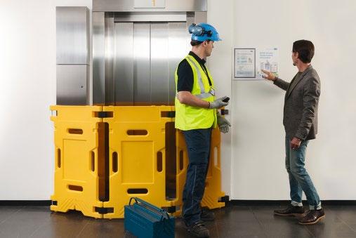 ONDERHOUD Om de lift in goede conditie te houden is regelmatig onderhoud noodzakelijk. Hoe vaak is afhankelijk van diverse factoren, bijvoorbeeld hoe intensief de lift gebruikt wordt.