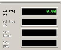 Je kunt links boven in het programma zien dat de frequentie verandert terwijl je aan de potmeter draait (zie figuur 13). Stel de frequentie in op 50 Hz door aan de potmeter te draaien.