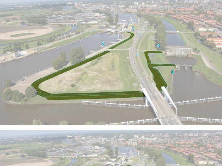 Deelproject Sluiseiland Twee alternatieven HHvR: o Huidig tracé handhaven o N207 wordt