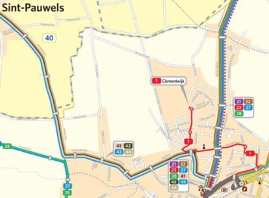 De locatie van de Clementwijk in de blauwgroene vinger vergt een bijkomende buslijn.