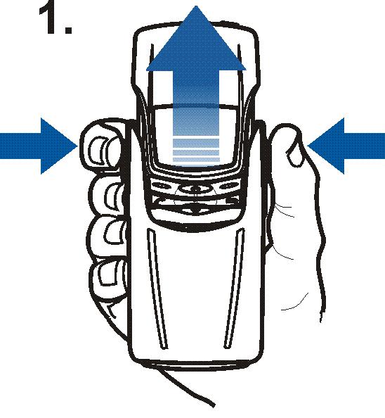 Aan de slag Toont de signaalsterkte van het cellulaire netwerk op uw huidige positie. Hoe hoger de balk, des te sterker het signaal. Toont de capaciteit van de batterij.