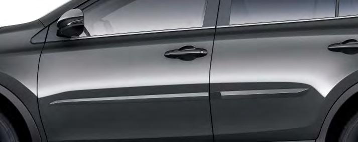 5. Stootlijsten Een fraai designdetail dat uw auto beschermt tegen