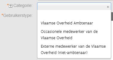 Werkrelatie Categorie Vlaamse overheid Ambtenaar Theorie: vast personeel van een VO-entiteit Pragmatisch: zou een externe kunnen zijn Occasionele medewerkers van de Vlaamse overheid Theorie: slechts