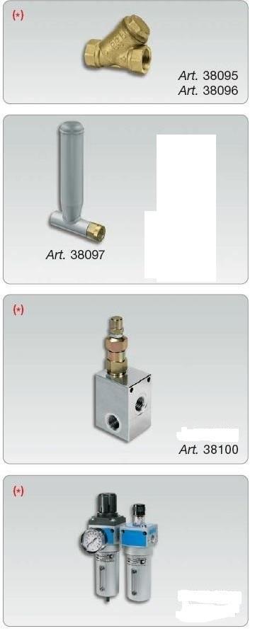 LEIDINGFILTER ½ F/F te monteren aan de pomp perszijde, geschikt voor olie producten, max. werkdruk 100 bar. LEIDINGFILTER 1 F/F te monteren aan de pomp perszijde, geschikt voor olie producten, max.