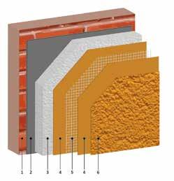WILLCO Isolatiesysteem 2 Eigenschappen - Geëxpandeerde polystyreen isolatieplaten - Zeer hoge elasticiteit, door het cementvrije systeem - Geschikt voor elke draagkrachtige, droge en effen ondergrond