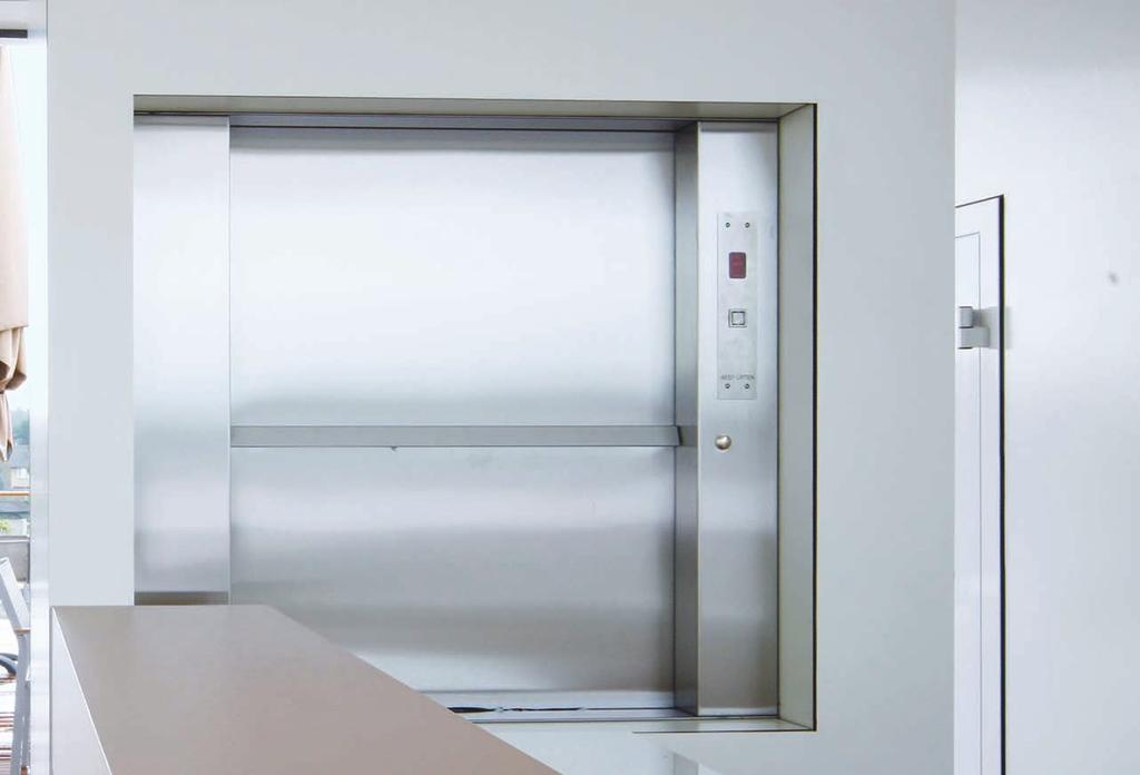 e traditionele lift eig smaak Zowel binn als buit toepasbaar Ge liftput, dakopbouw machinekam Platformafmeting: maximaal x 1850 mm Uitvobaar in