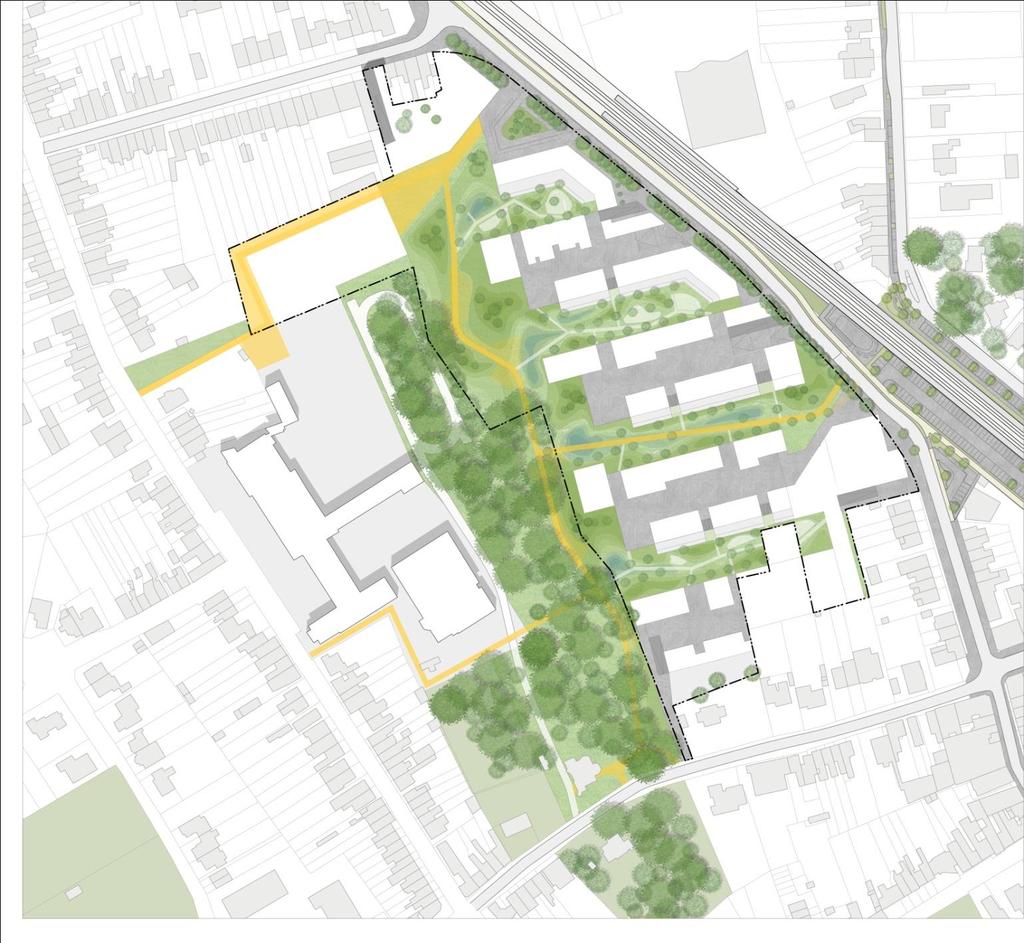 GROENE & HARDE KAM als structurerend frame