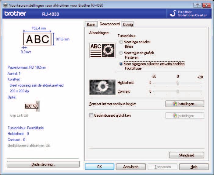 6 De afdruk van labels over meerdere printers verdelen 6 Gedistribueerd afdrukken 6 Als u een groot aantal labels wilt afdrukken, kunt u de afdrukken over meerdere printers verdelen.