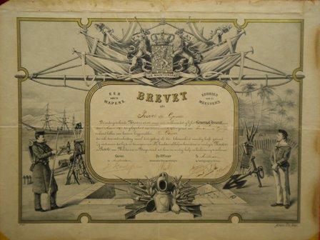 7) Brevet uit 1893: