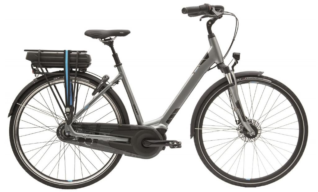 Zeer comfortabele veelzijdige e-bike Giant Entour E+ 1 RB Houding Stadsfiets Gewicht fiets 24.