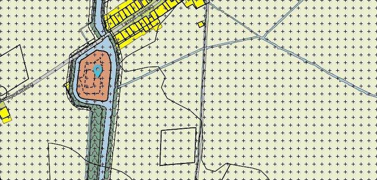 Uitsnede bestemmingsplan Eiland van Schalkwijk Legenda N Noot: Deze figuur is niet op schaal getekend Figuur 3 Vigerend bestemmingsplan (bron: ruimtelijkeplannen.nl) 2.