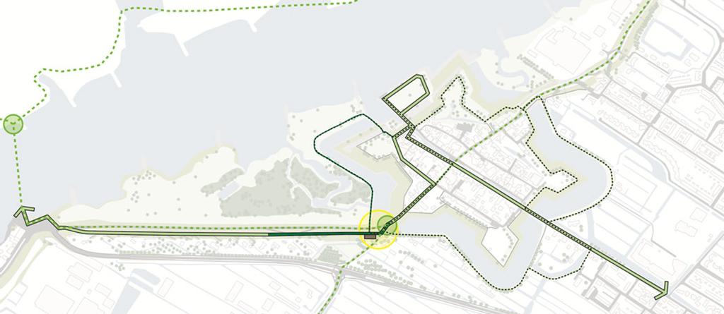 Verbetering van het routenetwerk en toegankelijkheid Het dijktraject Schoonhovenseveer-Langerak heeft een belangrijke betekenis in het routenetwerk voor fietsers.