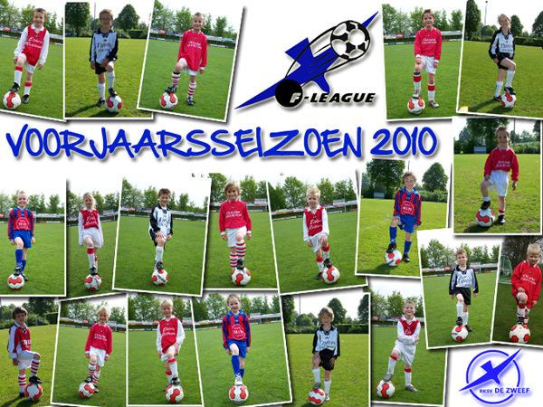 Op zaterdag 20 maart 2010 startte bij RKSV De Zweef het vierde seizoen van de F-League voor mini F-pupillen (4-6 jarigen). Tot en met 5 juni werd er iedere zaterdagochtend tussen 9.30 10.