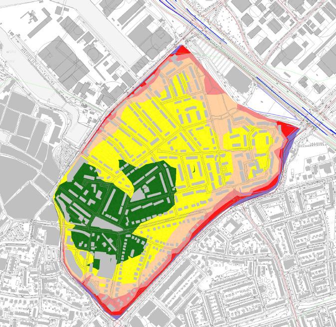 5/8 figuur 10 Milieugezondheidskwaliteit wegverkeerlawaai GEUR > Uit de monitor Leefbaarheid en Veiligheid blijkt dat 9% van de bewoners Zeebuurt vaak overlast hebben van stank.