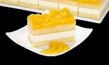 nr.: 8107286 Framboos Cheese Cake plaatgebak Een cremige roomkaas massa doordrenkt met