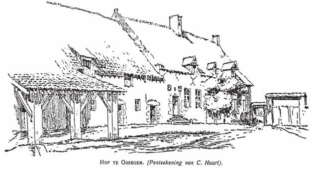 1 De boerderij van Moriensart, Neder-Heembeek (gesloopt), 1790 (Kaarten en plattegronden, nr. 1445 ARA).