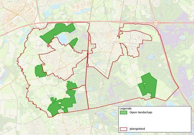 Figuur 12: Open landschappen Waterstaat - Waterberging Het provinciaal beleid voor de regionale waterbergingsgebieden is gericht op het tegengaan van activiteiten die ten koste kunnen gaan van het