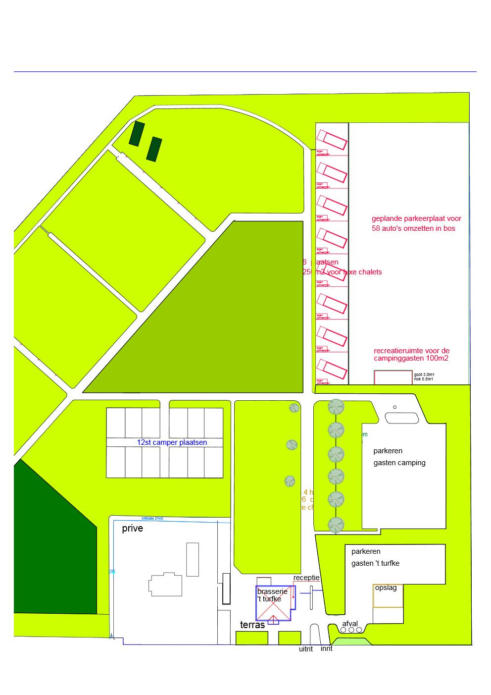 09 Hagen (van Beuk) 05 Singelbeplanting tussen chalets 04 Parkeer en trekkersveld 09 Hagen (van Beuk) 03 Bosplantsoen rondom parkeerplaats 02 Singel rondom parkeerplaats 01 entree gedeelte Kaart 02