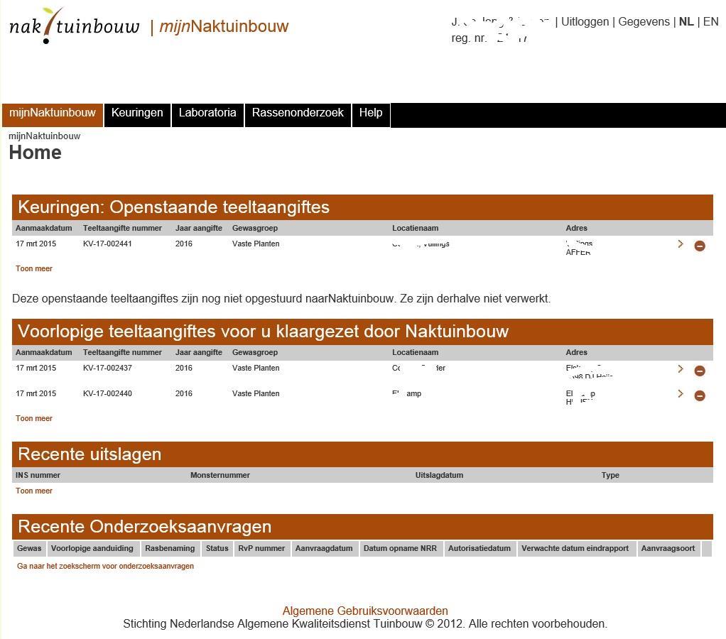 Nieuwe update mijnnaktuinbouw - Keuringen Automatiseren is een doorlopend proces. Ook Naktuinbouw blijft verbeteringen aanbrengen op haar website.