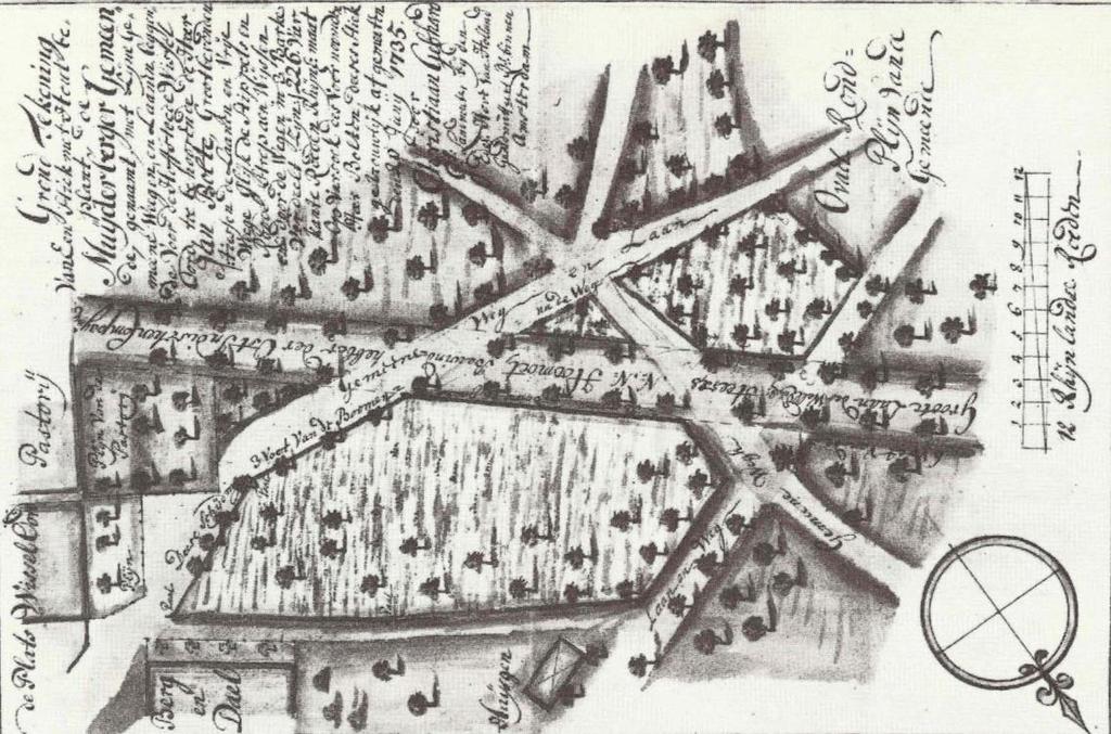 Buitenplaats Rustrijk - lanen op de Meent - 1701: aankoop door Hendrik Huijgens ca.