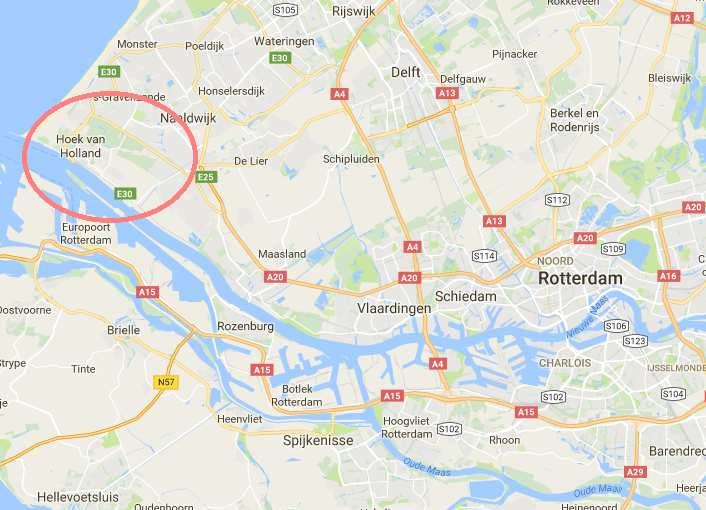 3. Gebiedsbeschrijving Hoek van Holland Hoek van Holland heeft 10.200 inwoners en beslaat een oppervlakte van 14,1 km².