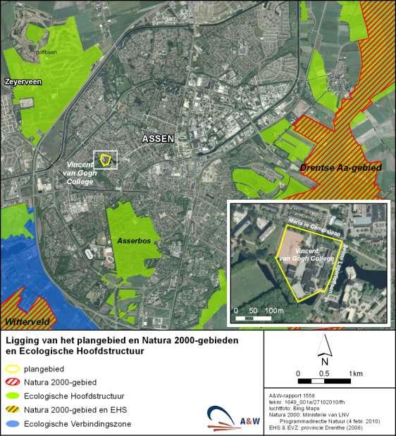 4 A&W rapport 1558 Ecologische beoordeling van nieuwbouw Vincent van Gogh College te