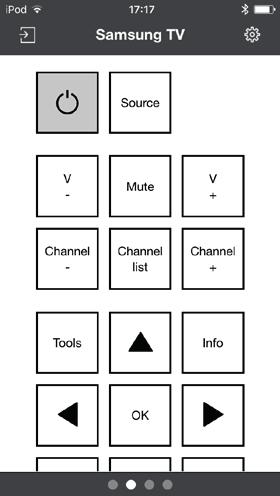 1 Bedienbare apparaten De volgende apparaten zijn al voorgeprogrammeerd: -- Spectral sound systemen XTA1, SCA3, BRA, VRA (Spectral Remote) --Samsung Smart TV -- Samsung Blu-ray