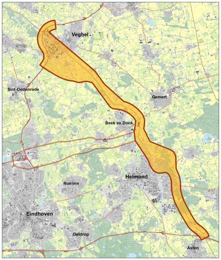 Daarnaast zijn voor een aantal wegvakken ook de absolute verkeersintensiteiten opgenomen. Als gevolg van de omleiding Zijtaart nemen de verkeersintensiteiten op de oude door Veghel af tot circa 13.